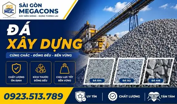 Banner đá xây dựng