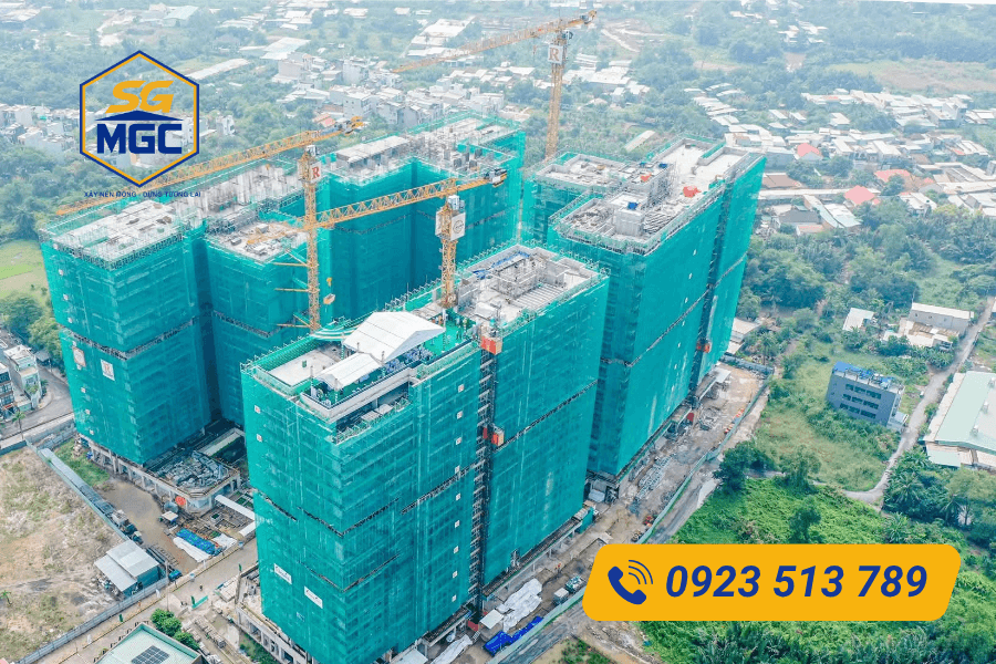 Các vị trí lắp lưới chắn vật rơi