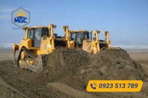 Cát đen được dùng để san lấp